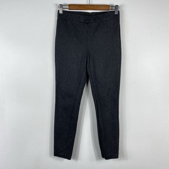 J. Crew Size Medium Petite Any Day Ponte Knit Pixie Skinny Pants Gray H0713 - Picture 2 of 6